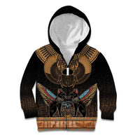 The Scarab Beetle Kid Hoodie Egyptian Hieroglyphs Alphabet