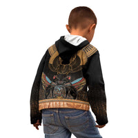 The Scarab Beetle Kid Hoodie Egyptian Hieroglyphs Alphabet