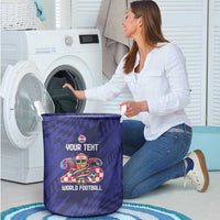 World Football Croatia 2026 Personalized Laundry Basket Mala Zemlja Veliki Snovi