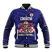 World Football Croatia 2026 Personalized Baseball Jacket Mala Zemlja Veliki Snovi