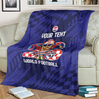 World Football Croatia 2026 Personalized Blanket Mala Zemlja Veliki Snovi