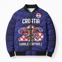 World Football Croatia 2026 Personalized Bomber Puffer Jacket Mala Zemlja Veliki Snovi