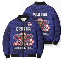 World Football Croatia 2026 Personalized Bomber Puffer Jacket Mala Zemlja Veliki Snovi