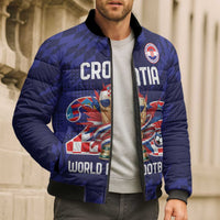 World Football Croatia 2026 Personalized Bomber Puffer Jacket Mala Zemlja Veliki Snovi