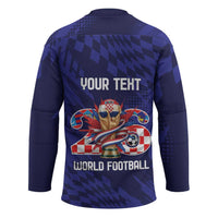 World Football Croatia 2026 Personalized Hockey Jersey Mala Zemlja Veliki Snovi