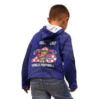 World Football Croatia 2026 Personalized Kid Hoodie Mala Zemlja Veliki Snovi