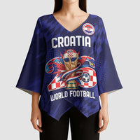 World Football Croatia 2026 Personalized Kimono Sleeve Blouse Mala Zemlja Veliki Snovi