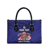World Football Croatia 2026 Personalized Leather Bag Mala Zemlja Veliki Snovi