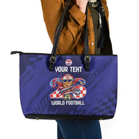 World Football Croatia 2026 Personalized Leather Tote Bag Mala Zemlja Veliki Snovi