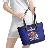 World Football Croatia 2026 Personalized Leather Tote Bag Mala Zemlja Veliki Snovi