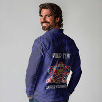 World Football Croatia 2026 Personalized Long Sleeve Polo Shirt Mala Zemlja Veliki Snovi