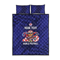 World Football Croatia 2026 Personalized Quilt Bed Set Mala Zemlja Veliki Snovi
