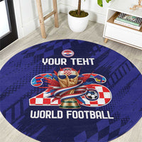 World Football Croatia 2026 Personalized Round Carpet Mala Zemlja Veliki Snovi