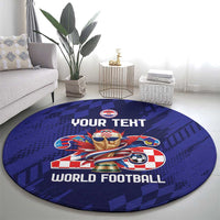 World Football Croatia 2026 Personalized Round Carpet Mala Zemlja Veliki Snovi
