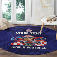 World Football Croatia 2026 Personalized Round Carpet Mala Zemlja Veliki Snovi