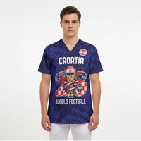 World Football Croatia 2026 Personalized Scrub Top Mala Zemlja Veliki Snovi