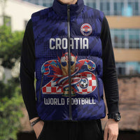 World Football Croatia 2026 Personalized Sleeveless Puffer Jacket Mala Zemlja Veliki Snovi