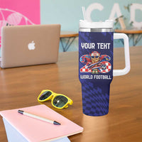 World Football Croatia 2026 Personalized Tumbler With Handle Mala Zemlja Veliki Snovi