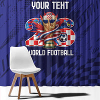 World Football Croatia 2026 Personalized Window Curtain Mala Zemlja Veliki Snovi