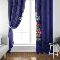 World Football Croatia 2026 Personalized Window Curtain Mala Zemlja Veliki Snovi