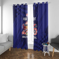 World Football Croatia 2026 Personalized Window Curtain Mala Zemlja Veliki Snovi
