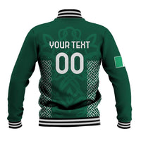 Custom Ireland Rugby Baseball Jacket Come On Shamrock