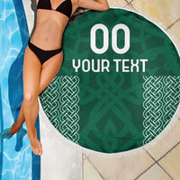 Custom Ireland Rugby Beach Blanket Come On Shamrock