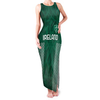 Custom Ireland Rugby Family Matching Tank Maxi Dress and Hawaiian Shirt Come On Shamrock