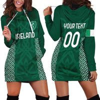 Custom Ireland Rugby Hoodie Dress Come On Shamrock