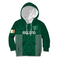 Custom Ireland Rugby Kid Hoodie Come On Shamrock