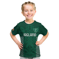 Custom Ireland Rugby Kid T Shirt Come On Shamrock