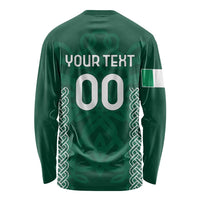 Custom Ireland Rugby Long Sleeve Shirt Come On Shamrock