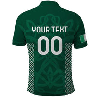 Custom Ireland Rugby Polo Shirt Come On Shamrock