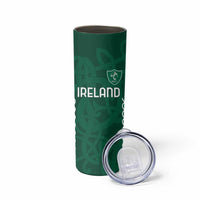 Custom Ireland Rugby Skinny Tumbler Come On Shamrock