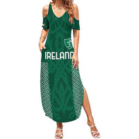Custom Ireland Rugby Summer Maxi Dress Come On Shamrock