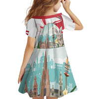 Happy Easter Austria Family Matching Off Shoulder Maxi Dress and Hawaiian Shirt Easter Eggs With St. Stephen's Cathedral