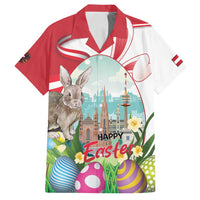 Happy Easter Austria Family Matching Tank Maxi Dress and Hawaiian Shirt Easter Eggs With St. Stephen's Cathedral