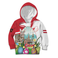 Happy Easter Austria Kid Hoodie Easter Eggs With St. Stephen's Cathedral