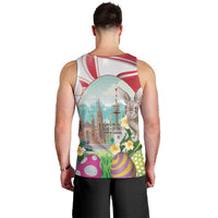 Happy Easter Austria Men Tank Top Easter Eggs With St. Stephen's Cathedral