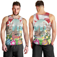 Happy Easter Austria Men Tank Top Easter Eggs With St. Stephen's Cathedral