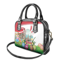 Happy Easter Austria Shoulder Handbag Easter Eggs With St. Stephen's Cathedral