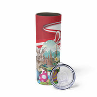 Happy Easter Austria Skinny Tumbler Easter Eggs With St. Stephen's Cathedral