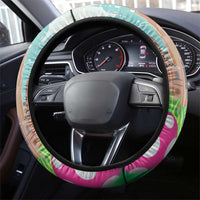 Happy Easter Austria Steering Wheel Cover Easter Eggs With St. Stephen's Cathedral