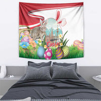 Happy Easter Austria Tapestry Easter Eggs With St. Stephen's Cathedral