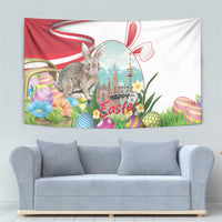 Happy Easter Austria Tapestry Easter Eggs With St. Stephen's Cathedral