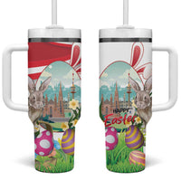 Happy Easter Austria Tumbler With Handle Easter Eggs With St. Stephen's Cathedral