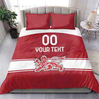 Custom Denmark Hockey Bedding Set Danish Lions