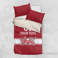Custom Denmark Hockey Bedding Set Danish Lions