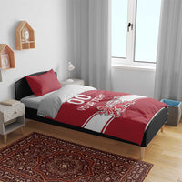 Custom Denmark Hockey Bedding Set Danish Lions