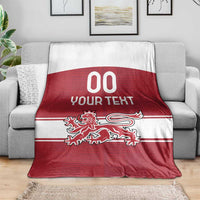 Custom Denmark Hockey Blanket Danish Lions